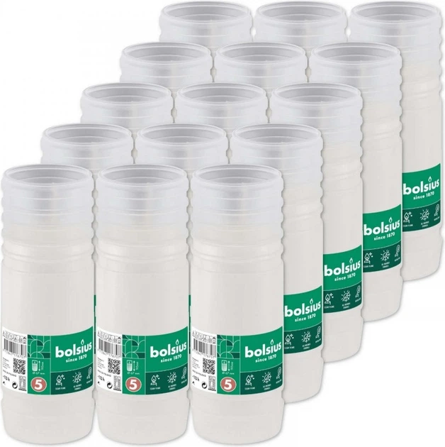 Wkład do zniczy parafinowy Bolsius RP5 113H 15 szt (8717847176714) - obraz 2