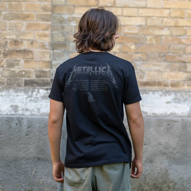 Футболка Metallica - M чорна XL - Фото 2 Футболка Metallica - M чорна XL - изображение 2