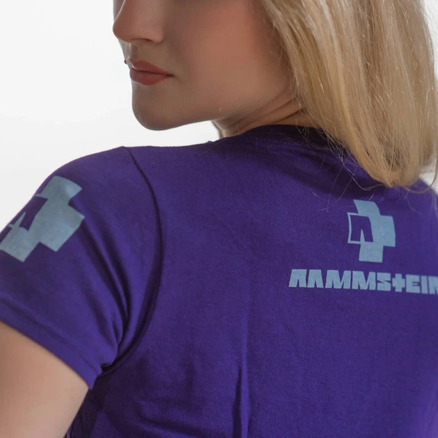 Футболка жіноча Rammstein - Waidmanns Heil фіолетова S - Фото 3 Футболка жіноча Rammstein - Waidmanns Heil фіолетова S - зображення 3