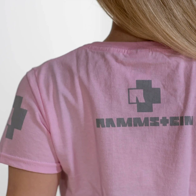 Футболка жіноча Rammstein - Waidmanns Heil рожева M - Фото 3 Футболка жіноча Rammstein - Waidmanns Heil рожева M - изображение 3