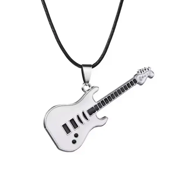 Кулон на мотузці Гітара - Guitar білий - Фото 1 Кулон на мотузці Гітара - Guitar білий - изображение 1