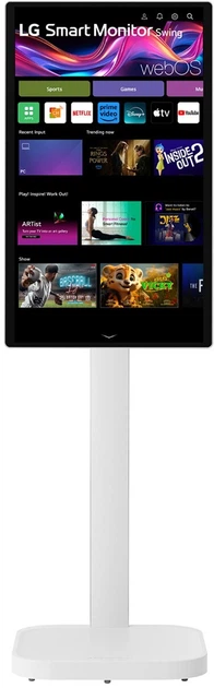 Монітор 31.5" LG Smart Monitor Swing (32U889SA-W) - зображення 12