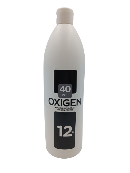 Окислитель кремообразный OXIGEN CREAM 12% 40 vol 1000 мл - Фото 1 Окислитель кремообразный OXIGEN CREAM 12% 40 vol 1000 мл - изображение 1