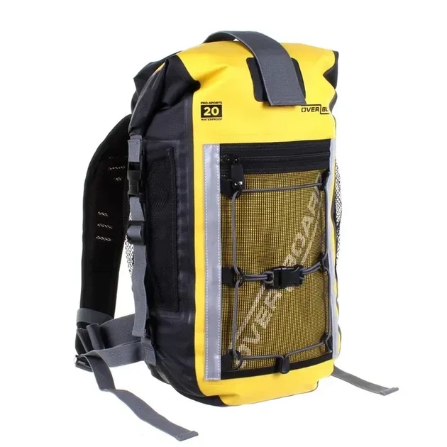 Герморюкзак OverBoard OB1145Y 20 л - чорно-жовтий - изображение 2