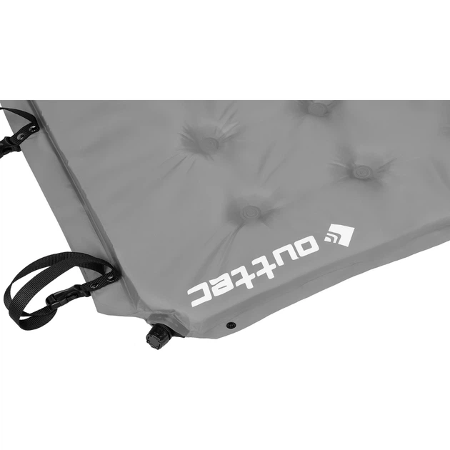 Килимок самонадувний Outtec з подушкою, 193 x 68 x 3,5 см - сірий - изображение 4