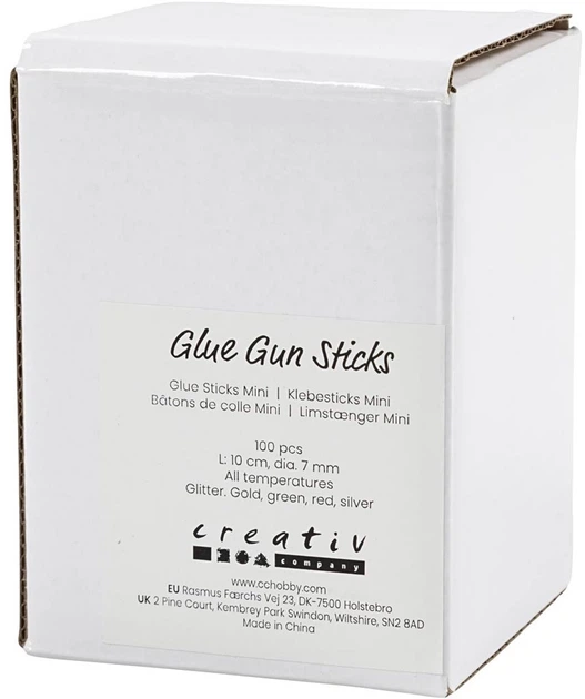 Wkłady klejowe Creativ Company 100 sztuk Zielone, Złote, Srebrne, Czerwone (5712854337113) - obraz 2