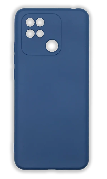Чохол Molan Silicone для Xiaomi Redmi 10C Blue - Фото 1 Чохол Molan Silicone для Xiaomi Redmi 10C Blue - изображение 1