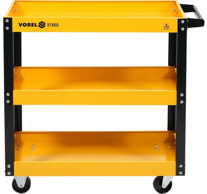 Wózek warsztatowy Vorel 81860 3 poziomy (5906083093746) - obraz 2