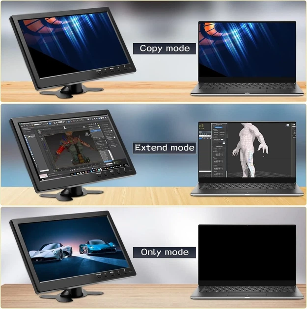 Монитор портативный 10.1" Camecho SH1AM2CA HD TFT 60 Гц - изображение 5
