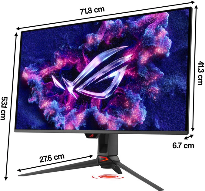 Monitor 31.5" Asus ROG Swift PG32UCDMR (90LM0C00-B01971) - obraz 7