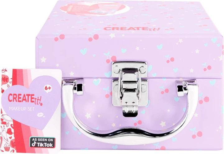 Набір косметики Create it! у бузковому кейсі на замочку TOYS884506 (8719668029781) - зображення 2