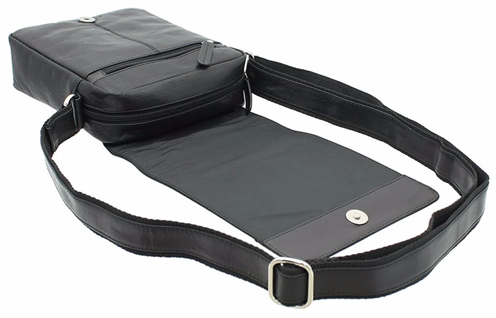 Чоловіча шкіряна сумка через плече Visconti S7 Messenger Bag A5 (Black) - Фото 6 Чоловіча шкіряна сумка через плече Visconti S7 Messenger Bag A5 (Black) - зображення 6