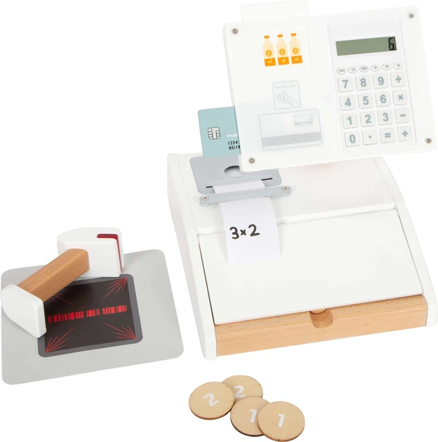 Касовий апарат Small Foot дерев'яний з калькулятором (4020972122490) - зображення 3