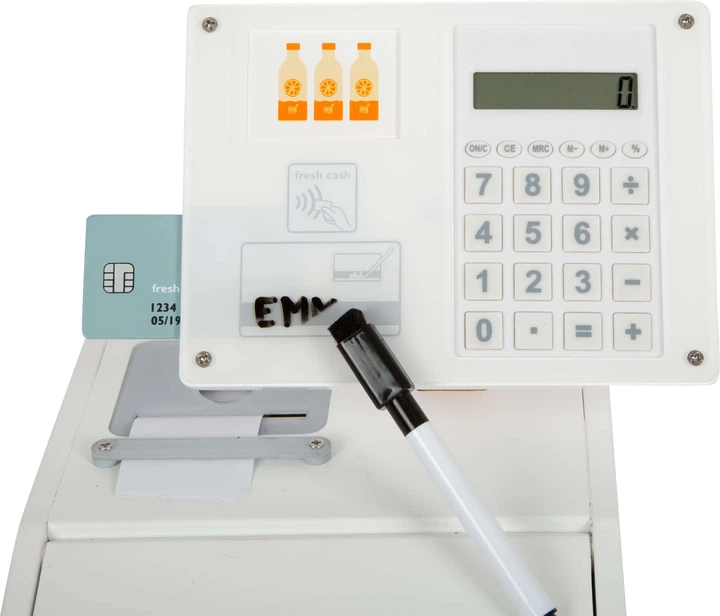 Касовий апарат Small Foot дерев'яний з калькулятором (4020972122490) - зображення 8