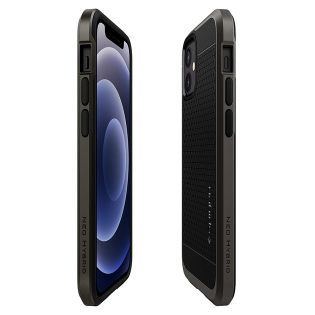 Чохол Spigen Neo Hybrid для Apple iPhone 12 Mini (ACS01754) Gunmetal - зображення 5