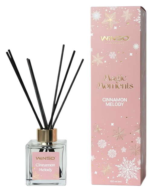 Ароматизатор Winso Magic Moment Cinnamon Melody, 100 мл - Фото 1 Ароматизатор Winso Magic Moment Cinnamon Melody, 100 мл - зображення 1