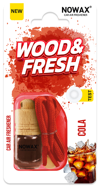 Ароматизатор Nowax Wood&Fresh Cola NX92037 (жидкий в банке) - Фото 1 Ароматизатор Nowax Wood&Fresh Cola NX92037 (жидкий в банке) - изображение 1