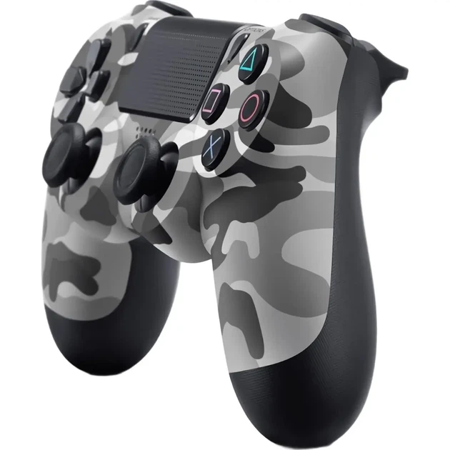 Бездротовий джойстик - геймпад для PS4 c повним функціоналом Сірий камуфляж - изображение 2