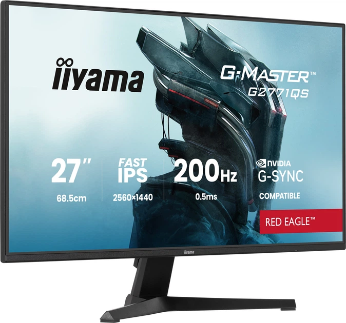 Монітор 27" iiyama G-Master Red Eagle G2771QS-B1 - зображення 2