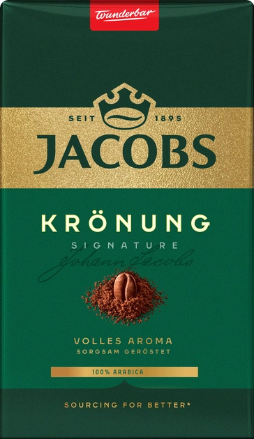 Кофе молотый Jacobs Kronung, 500 г - Фото 1 Кофе молотый Jacobs Kronung, 500 г - изображение 1
