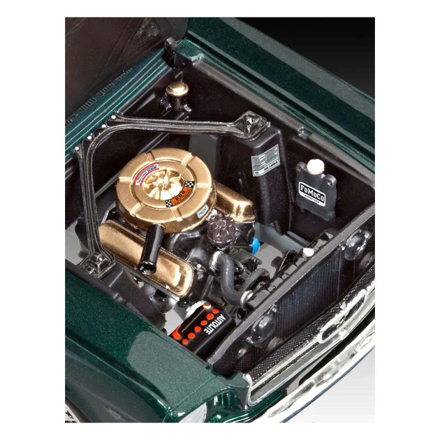 Zestaw modeli Revell 5380644 1965 Ford Mustang 2+2 Fastback Zielony 82 el (4009803667065) - obraz 7