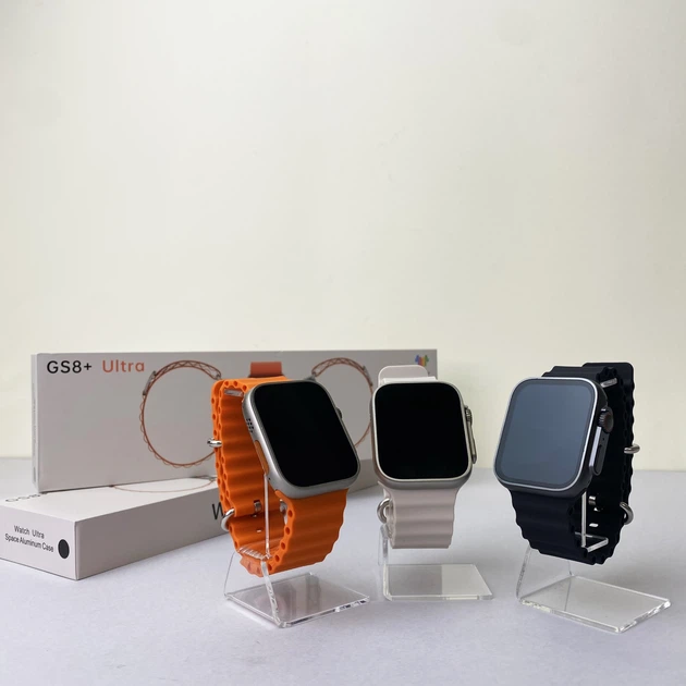 Умные часы Smart Watch GS8 Ultra оранжевые для контроля здоровья смарт часы с Bluetooth (581552) - изображение 5