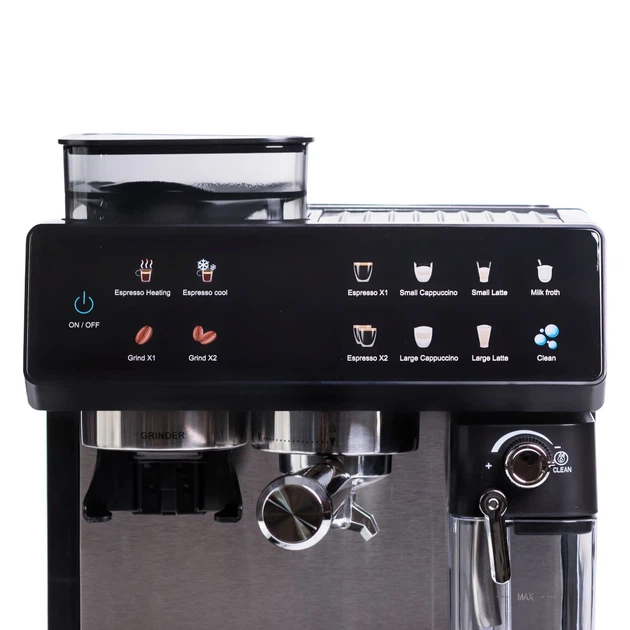 Кофеварка рожковая 4в1с кофемолкой 1800 Вт резервуар 2.6 л Sokany SK-04032 (A-034335) - изображение 5