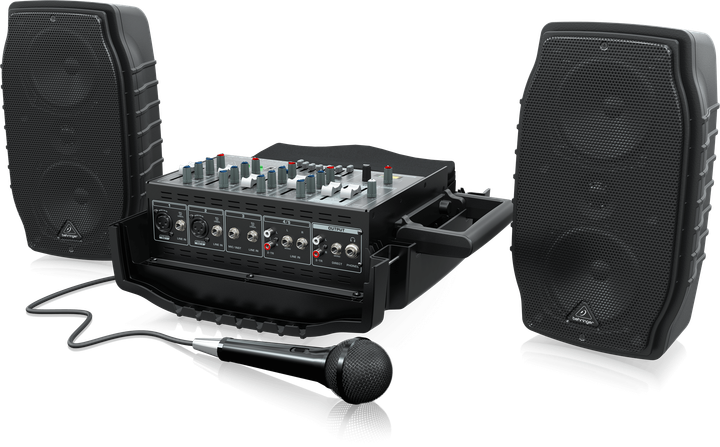 Przenośny system nagłośnieniowy Behringer EUROPORT PPA200 200 W 5-kanałowy (27000431) - obraz 2