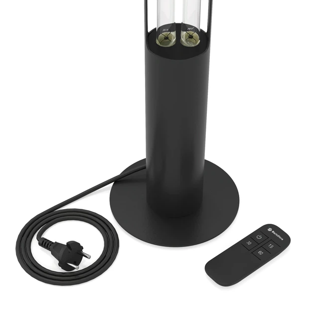 Бактерицидный облучатель BactoSfera 360° U95 Black 95W безозоновый с пультом и таймером (RC-TIMER) - изображение 6