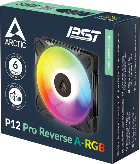 Вентилятор&nbsp;ARCTIC P12 Pro Reverse A-RGB (4895265000591) - зображення 6