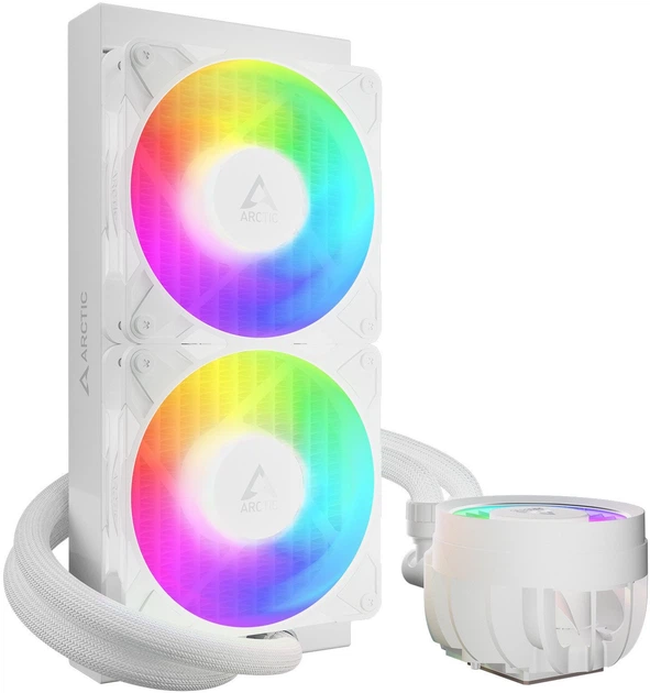Система водяного охолодження ARCTIC Liquid Freezer III Pro 240 A-RGB White (4895265000232) - зображення 2
