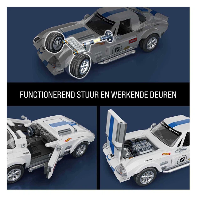 Auto Hot Wheels 4583295 Elite Series Corvette 918 el (194735320592) - obraz 5