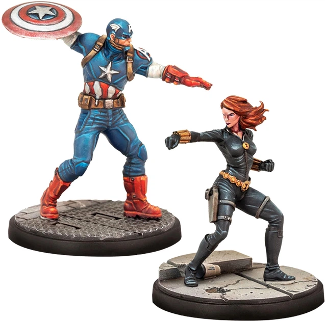Dodatek do Marvel Crisis Protocol – Avengers Affiliation Pack (wersja angielska) (841333122645) - obraz 3
