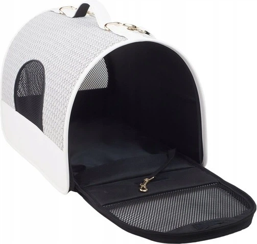 Транспортна сумка для собак і котів Amiplay Morgan L Біла (5907563250611) - зображення 3