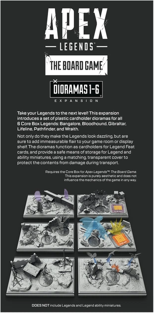 Dodatek do gry Glass Cannon Unplugged Apex LegendsDioramas 1–6 Expansion (wersja angielska) (5905316128286) - obraz 5