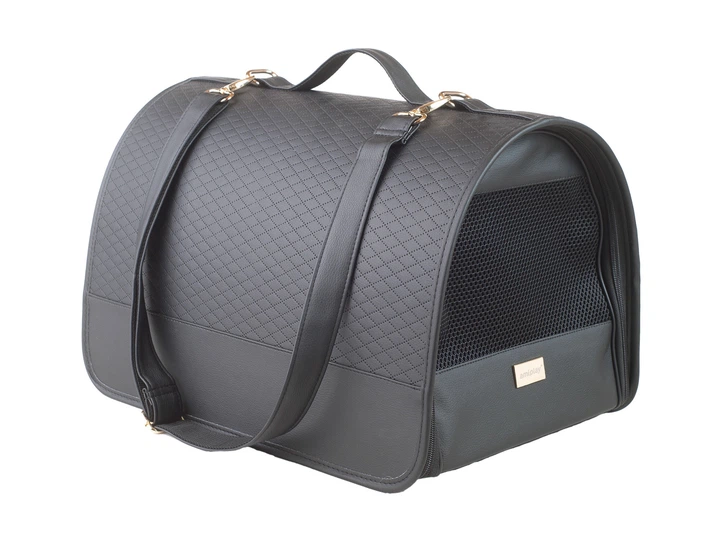 Транспортна сумка для собак Amiplay New York L Чорна (5907563250666) - зображення 2