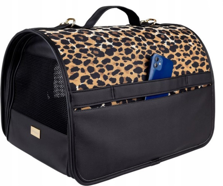 Транспортна сумка для собак Amiplay Safari L Пантера (5907563269729) - зображення 2