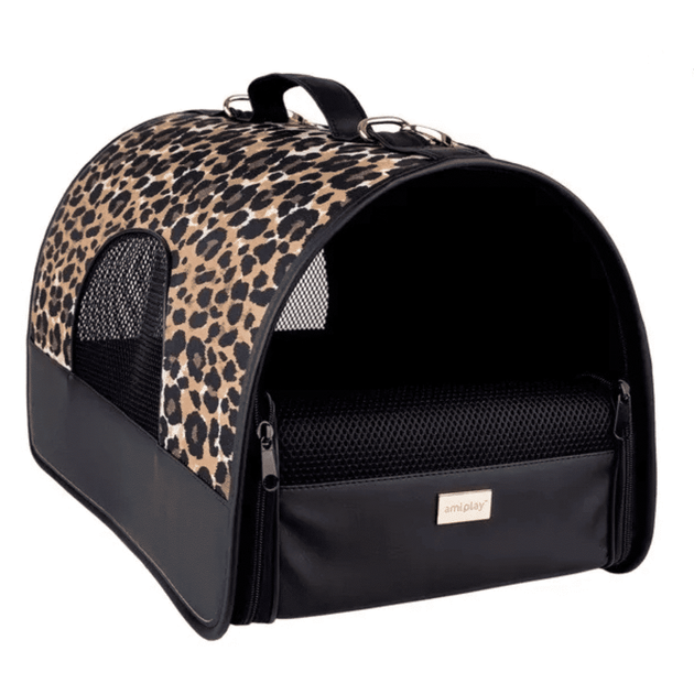 Транспортна сумка для собак Amiplay Safari L Пантера (5907563269729) - зображення 5