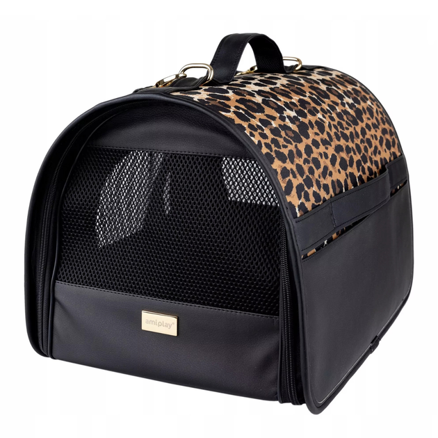 Транспортна сумка для собак Amiplay Safari L Пантера (5907563269729) - зображення 8