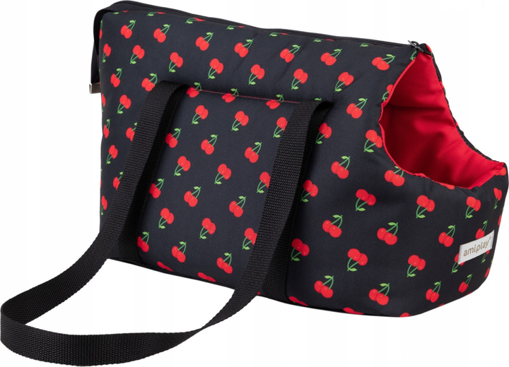 Torba transportowa dla kotów Amiplay BeHappy S Cherry (5907563298361) - obraz 3