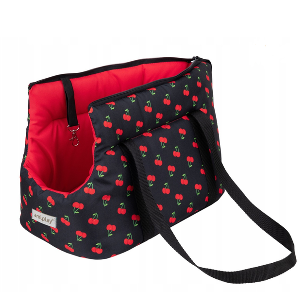Torba transportowa dla kotów Amiplay BeHappy S Cherry (5907563298361) - obraz 5
