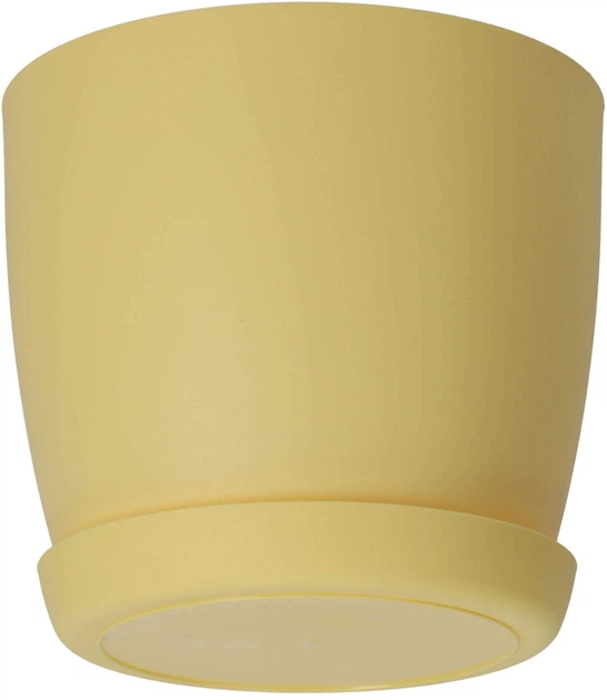 Квітковий горщик з підставкою Kadax Agen 30 см Жовтий (K2123) - зображення 2