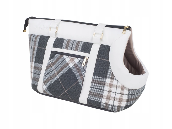 Torba transportowa dla psów Amiplay Kent S Biała (5907563238176) - obraz 2
