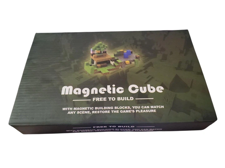 Minecraft магнитный конструктор Magnetic Cube 143 деталей кубики конструкторы для взрослых и детей майнкрафт приключения в пещере - изображение 5