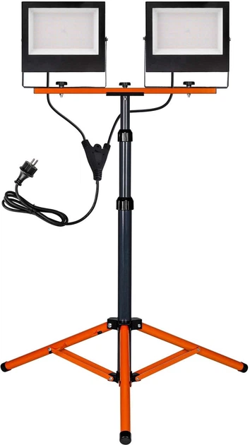 Reflektor podwójny na statywie Mola 2 x 100 W 2 x 8000 lm 4500 K - obraz 2