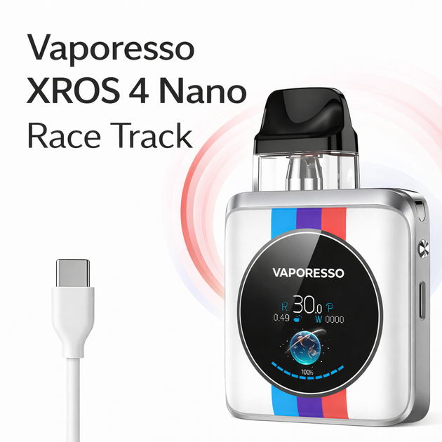 Vaporesso XROS 4 Nano Race Track  1350  pod-     4   30 ,    , ,    - ROZETKA  : Tovarnoy