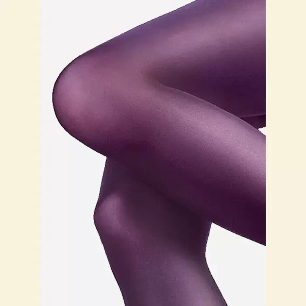 Колготы женские цветные яркие матовые из микрофибры Italy Lores Concorde 30 Lilac Темно-фиолетовый 2 - изображение 4