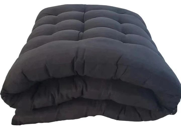 Materac turystyczny Hedo na łóżko leżak Premium 194 x 70 cm Czarny (5904041148187) - obraz 2