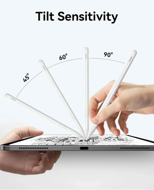 Metapen Pencil A11 — стилус для iPad (2018–2025), Bluetooth, наклон, palm rejection, зарядка USB-C, стилус аккумуляторный, блютуз - изображение 5