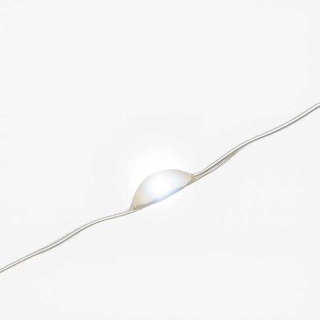 Светодиодная гирлянда USB 200 LED 2 метра 30 нитей холодный белый для украшения елки - изображение 3